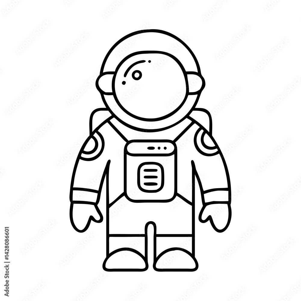 spacesuit icon, spacesuit line art - simple line art of spacesuit, perfect for spacesuit logos and icons spacesuit icon, spacesuit line art - simple line art of spacesuit, perfect for spacesuit logos and icons