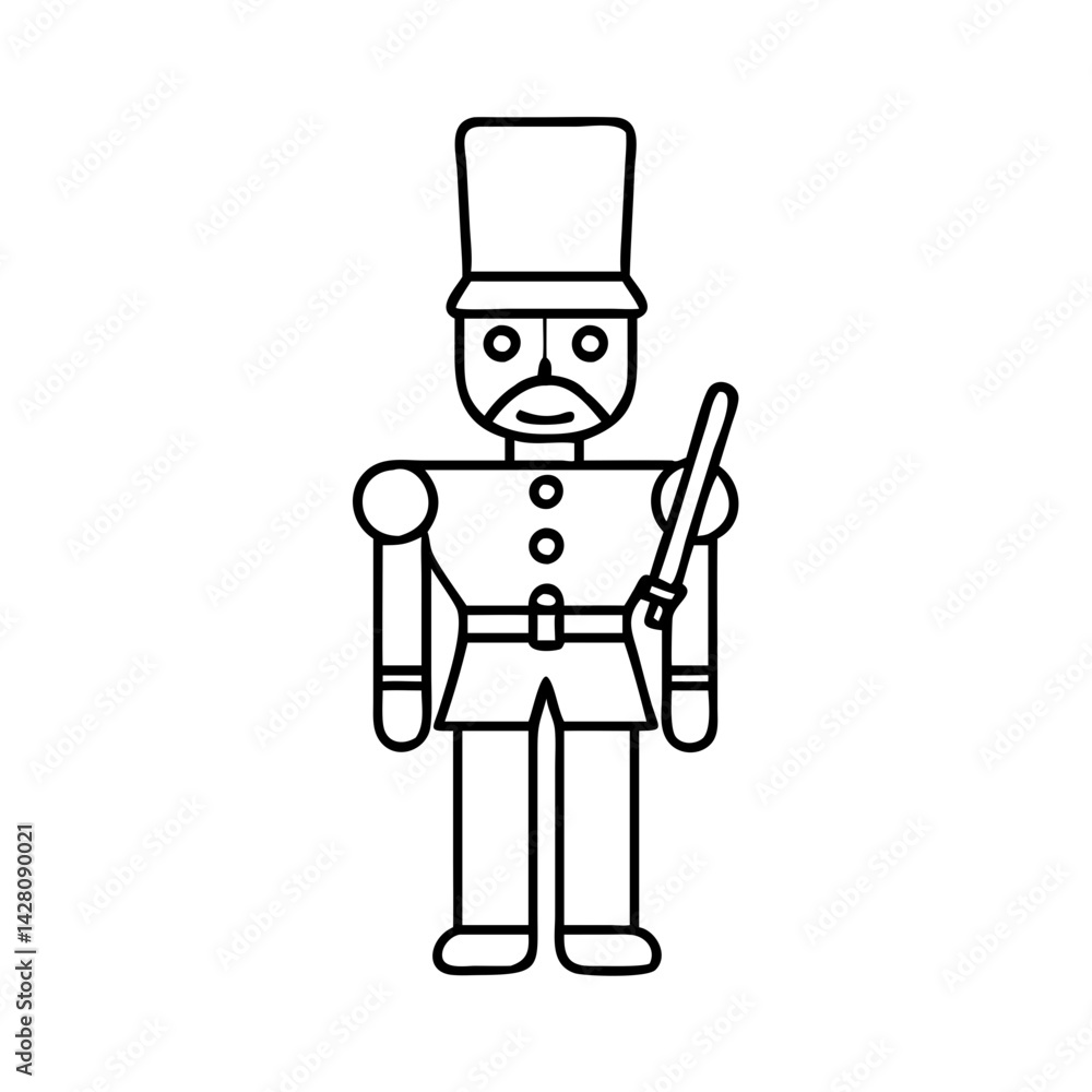 toy soldier icon, toy soldier line art - simple line art of toy soldier, perfect for toy soldier logos and icons toy soldier icon, toy soldier line art - simple line art of toy soldier, perfect for toy soldier logos and icons