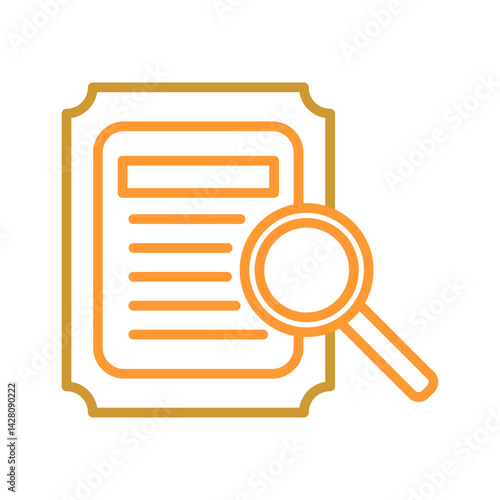 Details Looking Icon Design