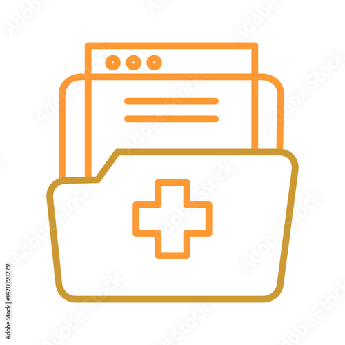 Electronic Records Icon Design