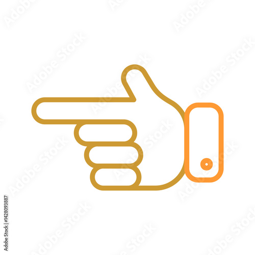 Hand Pointer Icon Design