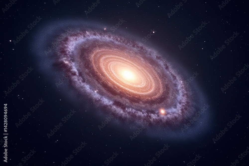 Fototapeta premium Galactic Lights in Motion