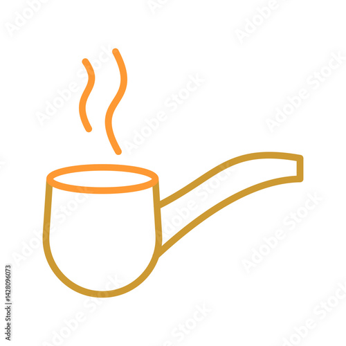 Smoke Pipe Icon Design
