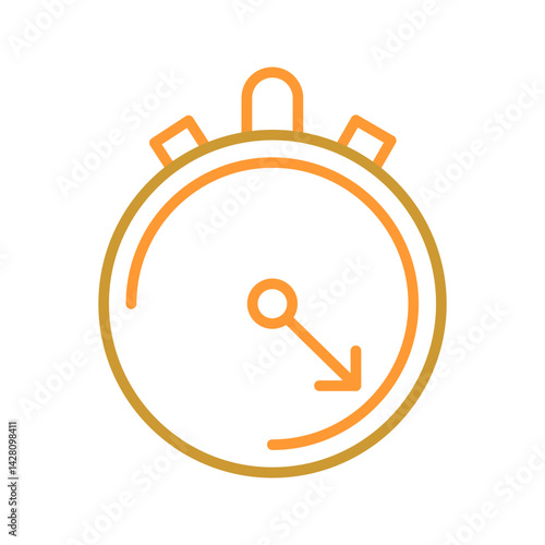 Stop Watch Icon Design