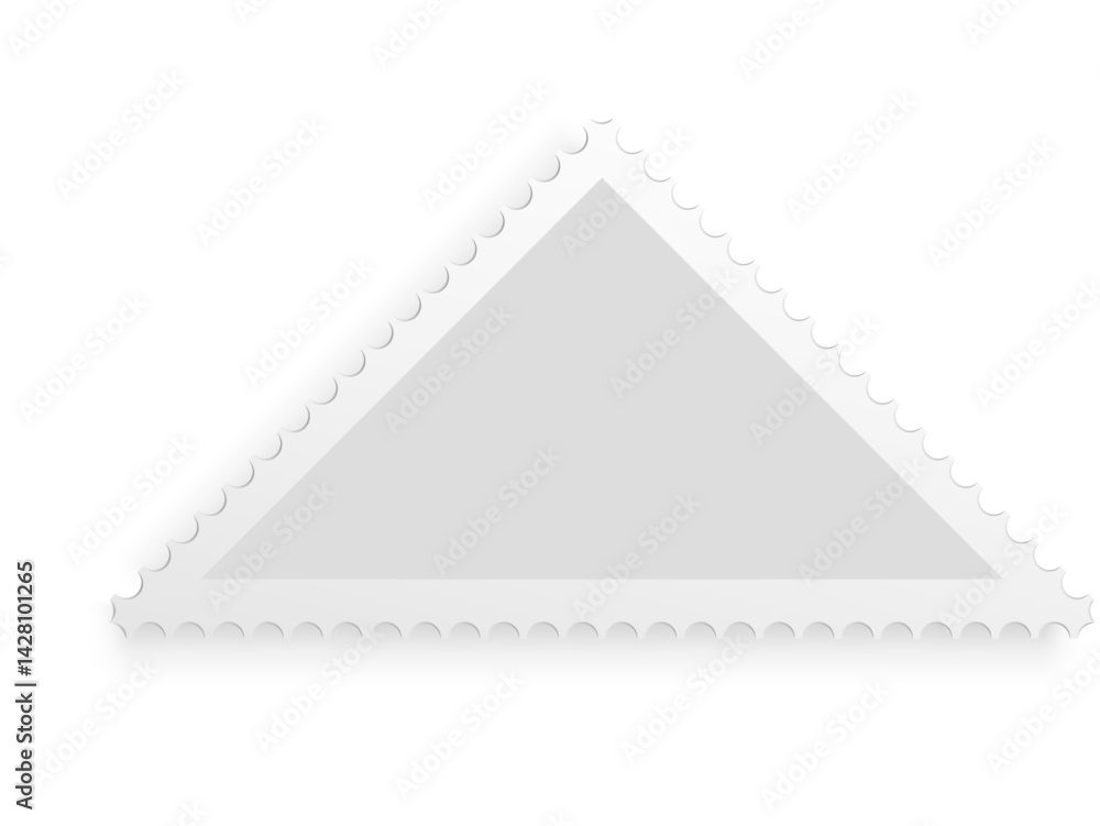 Obraz premium Paper Stamp Template