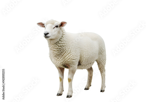 White Sheep, Farm Animal, Wool, Domestic Sheep, Livestock transparent background