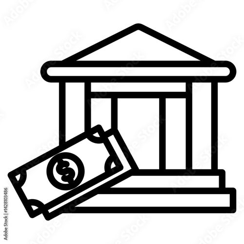 Cash deposit icon
