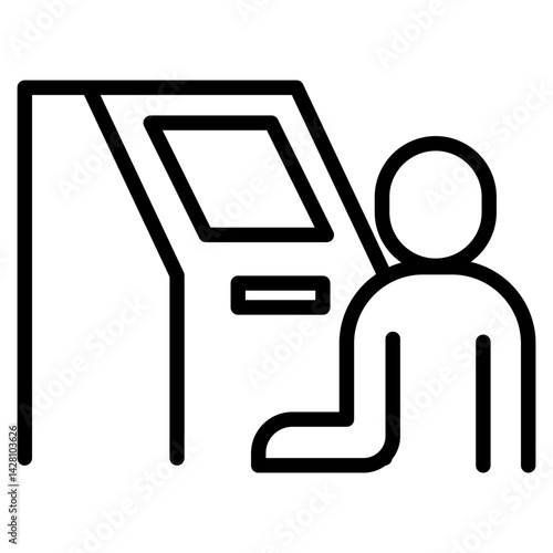 ATM machine icon
