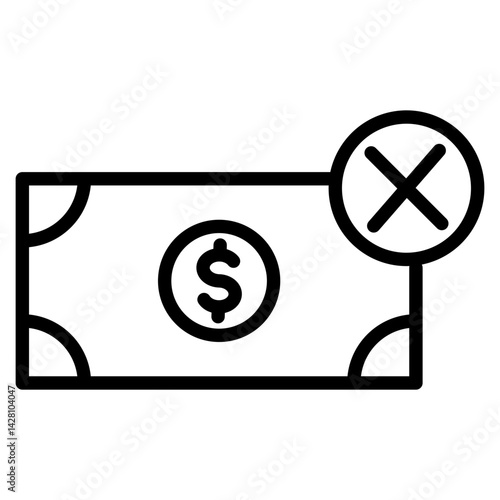 Outstanding balance icon
