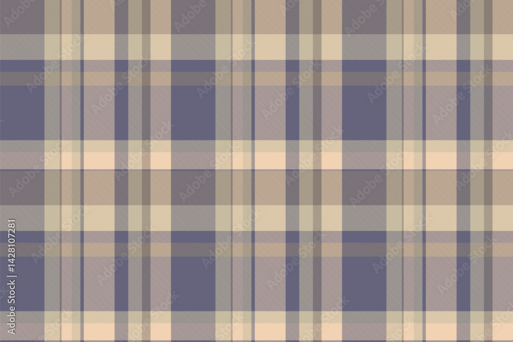 Product check plaid fabric, yard textile seamless pattern. Relax vector texture background tartan in pastel and light colors. Product check plaid fabric, yard textile seamless pattern. Relax vector texture background tartan in pastel and light colors.