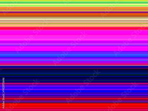 Vibrant Horizontal Stripes: A Symphony of Color