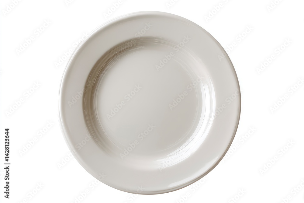 Empty White Plate Empty White Plate
