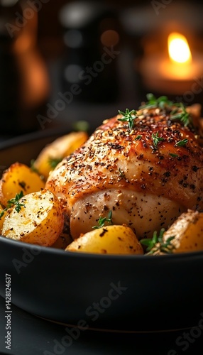 Roasted Chicken with Potatoes