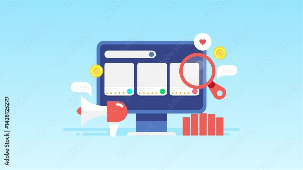 Digital marketing strategy, search optimization for product and pricing package, web analytics and SMO concept. Digital marketing strategy, search optimization for product and pricing package, web analytics and SMO concept.