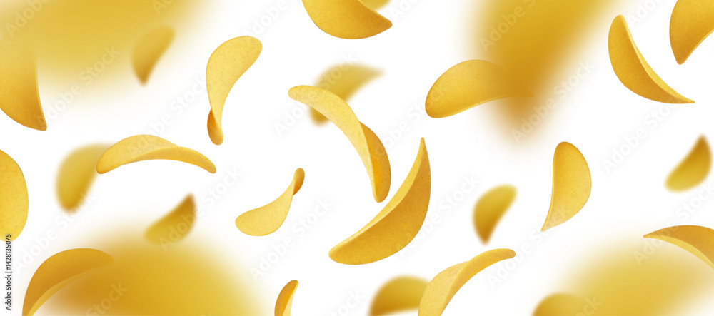 Splashing Potato Chips Splashing Potato Chips