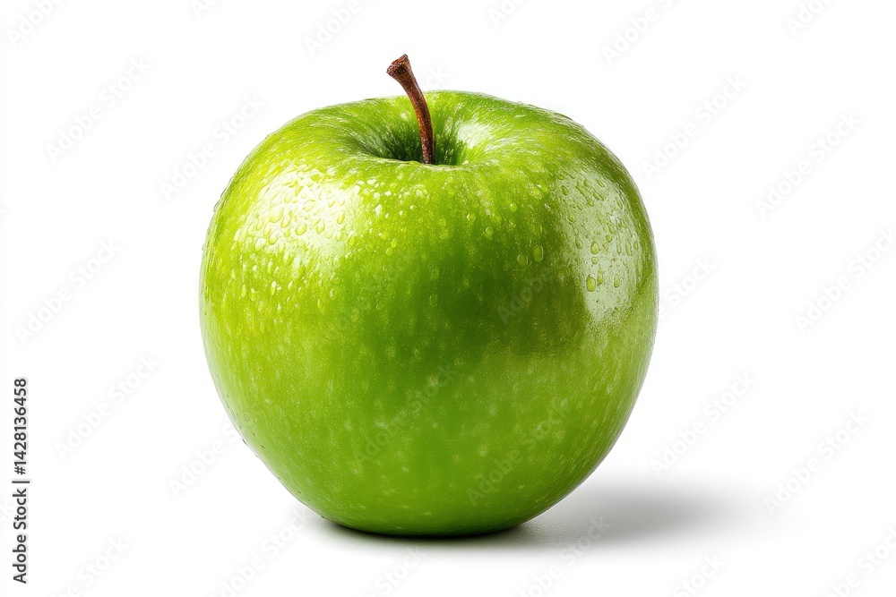 Green Apple Still Life Isolated Green Apple Still Life Isolated