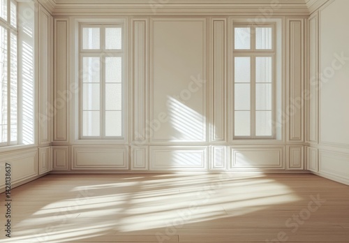 empty room with window