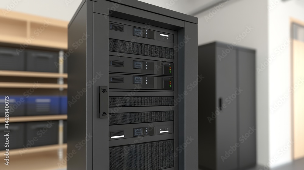 A contemporary data center featuring rows of servers and networking equipment, highlighting cutting-edge technology infrastructure and digital storage solutions A contemporary data center featuring rows of servers and networking equipment, highlighting cutting-edge technology infrastructure and digital storage solutions