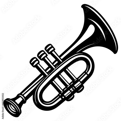 trumpet vector illustration