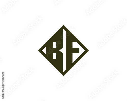 Free Download BF logo design vector template. BF - GFXLoad