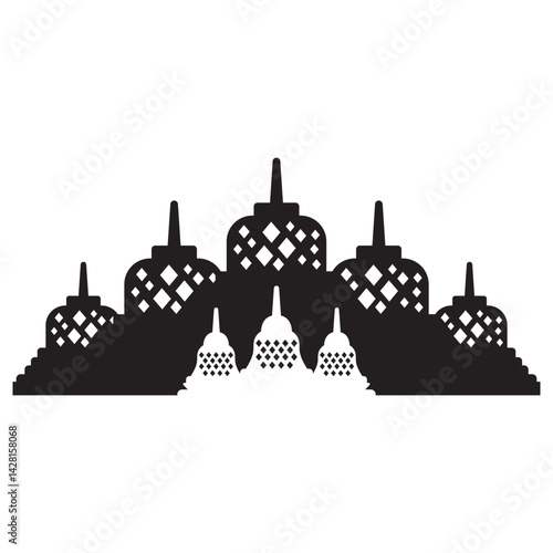 Silhouette Candi Borobudur