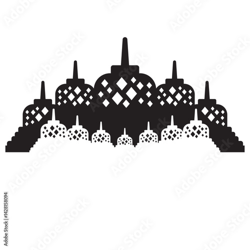 Silhouette Candi Borobudur