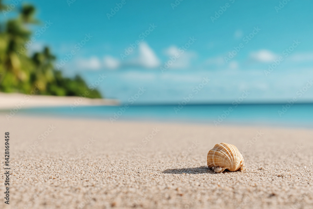 Hermit crab on beach sand, tropical vibe Hermit crab on beach sand, tropical vibe