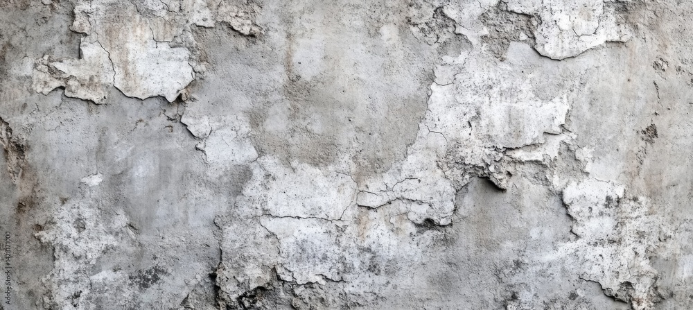 Obraz premium Weathered Gray Concrete Wall Texture