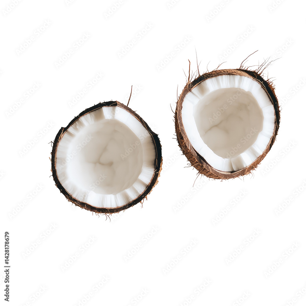 coconut isolated on white coconut isolated on white