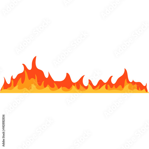  Fire Flame Divider