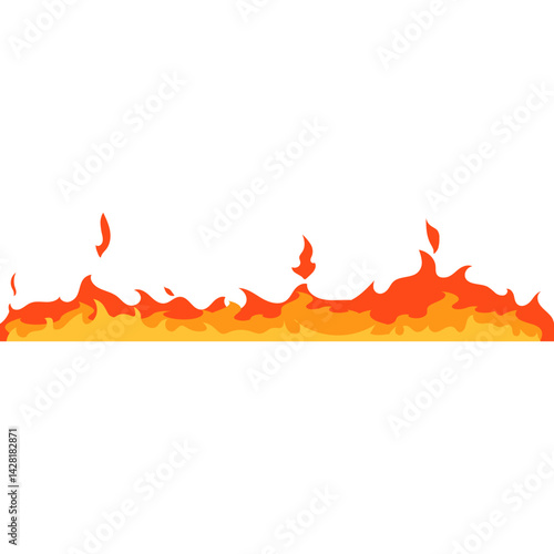  Fire Flame Divider