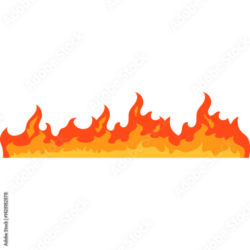  Fire Flame Divider