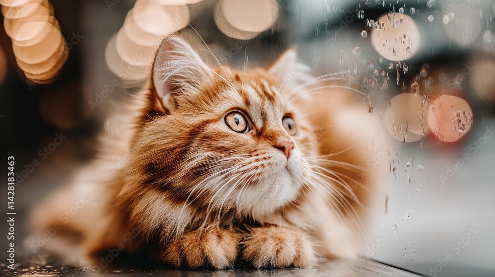 A ginger cat A ginger cat
