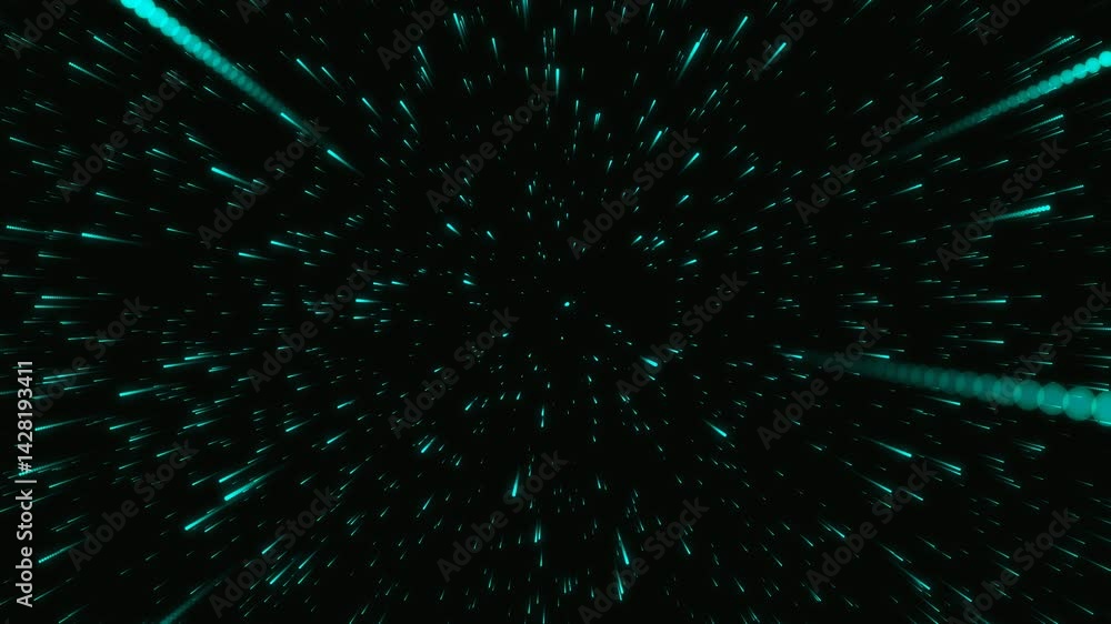 Abstract hyperspace background. Speed of light, neon glowing rays and stars. infinite star scape fly through space Abstract hyperspace background. Speed of light, neon glowing rays and stars. infinite star scape fly through space