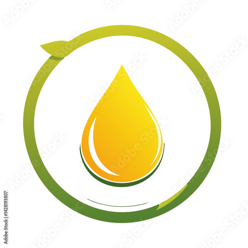 oil drop vector illustration icon design