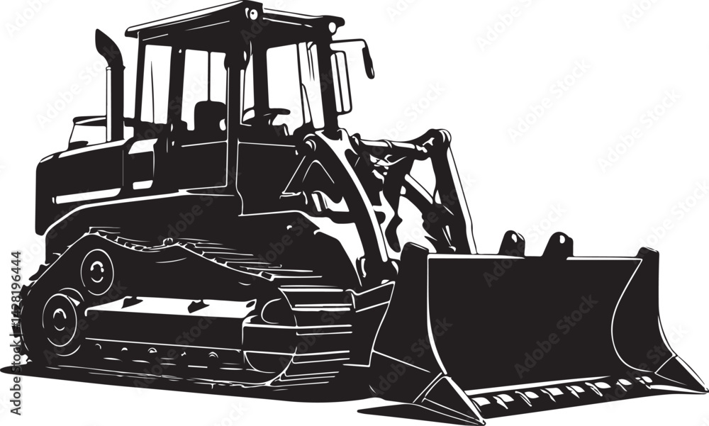 Naklejka premium Industrial Vehicle Clipart Pack