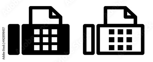 ファックスFAXアイコン