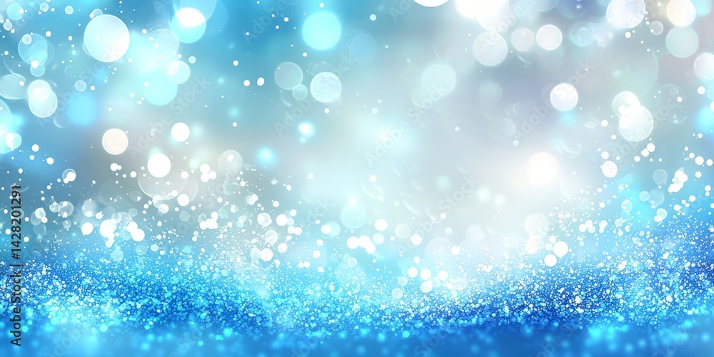Captivating abstract background showcasing white and blue glitter. Captivating abstract background showcasing white and blue glitter.