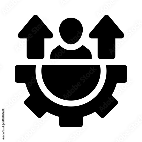 Personal Development glyph icon