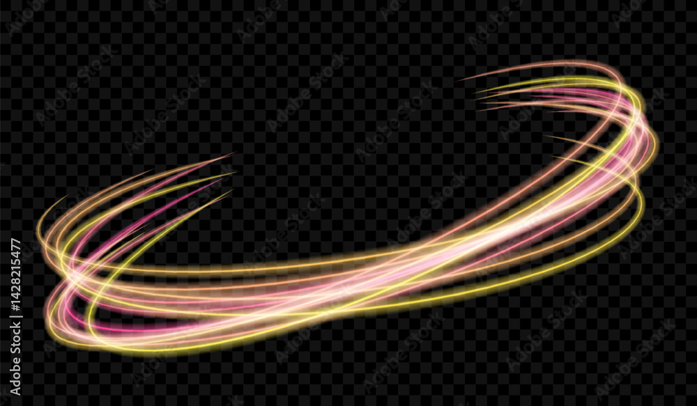 EPS10. Neon blurry circles at motion . Vector swirl trail effect . Abstract luminous rings slow shutter speed effect . Light painting . Bokeh glitter round shapes . Abstract lights at motion exposure EPS10. Neon blurry circles at motion . Vector swirl trail effect . Abstract luminous rings slow shutter speed effect . Light painting . Bokeh glitter round shapes . Abstract lights at motion exposure