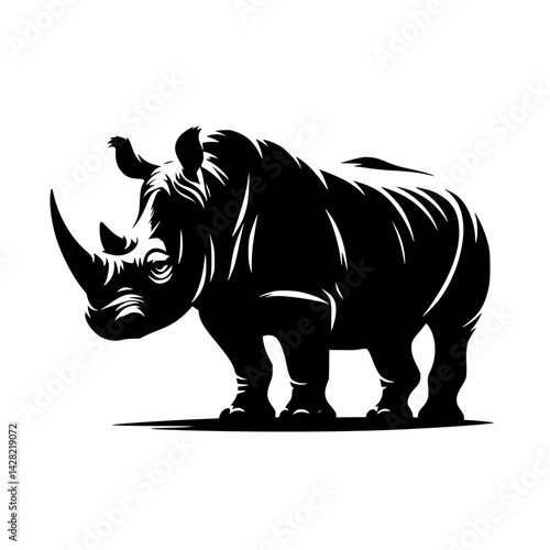 rhino vector illustration