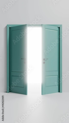 3D loop satisfying door pathway animation