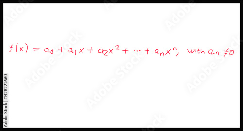 general form of polynomial function