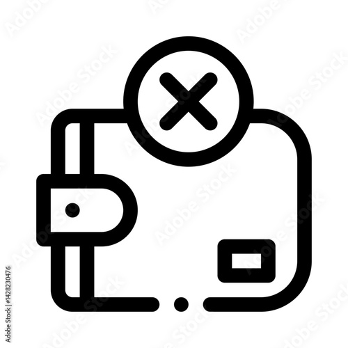 Empty Wallet line icon