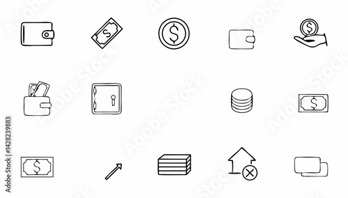bank set of web icons in line style  finance and m (1).eps