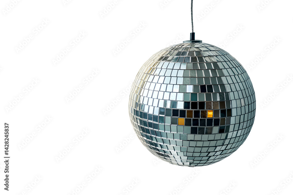 Obraz premium Disco Ball Hanging Light Fixture
