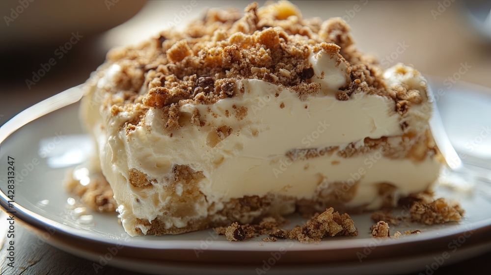 cold layers collapsing, airy crumble and silky spread. cold layers collapsing, airy crumble and silky spread.