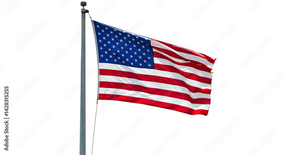 American Flag Flying American Flag Flying