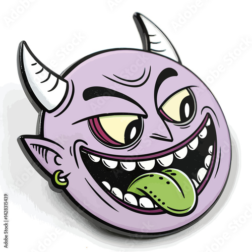 Mischievous Devil Emoji Icon