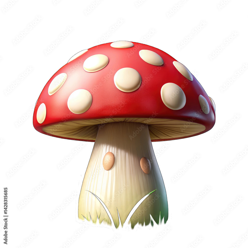 mushroom in the grass mushroom in the grass
